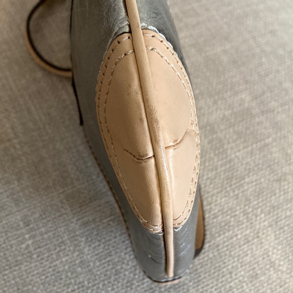 Coach Metallic and Tan Crossbody - Picture 2 of 9
